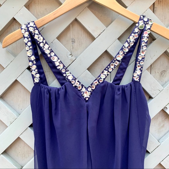 Hailey Logan by Adrianna Papell Rhinestone Dress - Picture 2 of 4